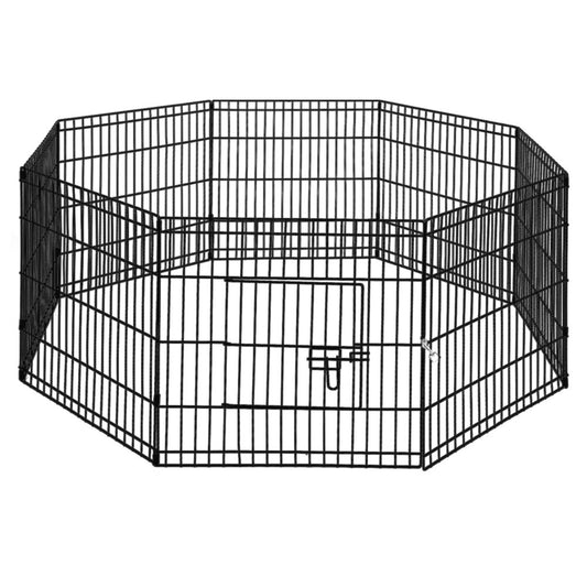 i.Pet 24" 8 Panel Dog Playpen Fence Exercise Pen Cage Enclosure