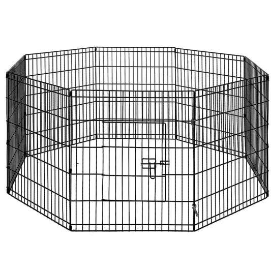 i.Pet 30" 8 Panel Dog Playpen Fence Exercise Cage Enclosure