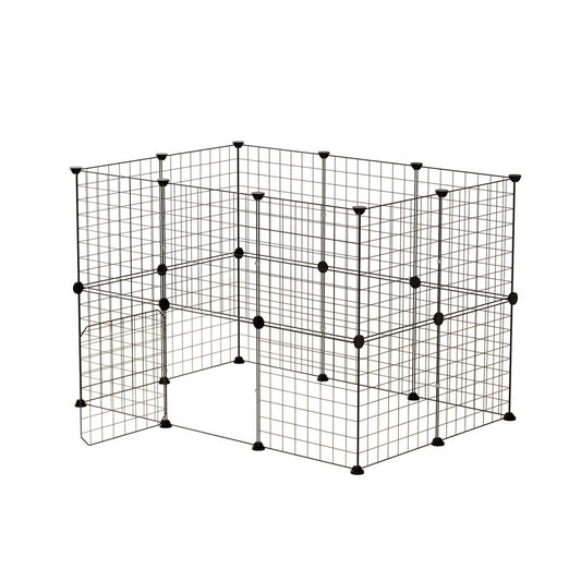 i.Pet Dog Playpen 20 Panel Foldable Metal Puppy Fence Enclosure
