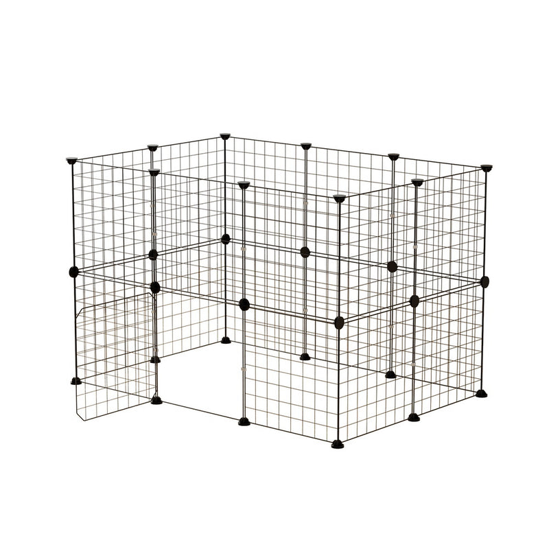 i.Pet Dog Playpen 20 Panel Foldable Metal Puppy Fence Enclosure