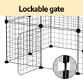 i.Pet Dog Playpen 20 Panel Foldable Metal Puppy Fence Enclosure
