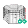 i.Pet Dog Playpen 8 Panel 36