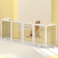 i.Pet 6 Panel Wooden Dog Playpen Pet Fence Enclosure