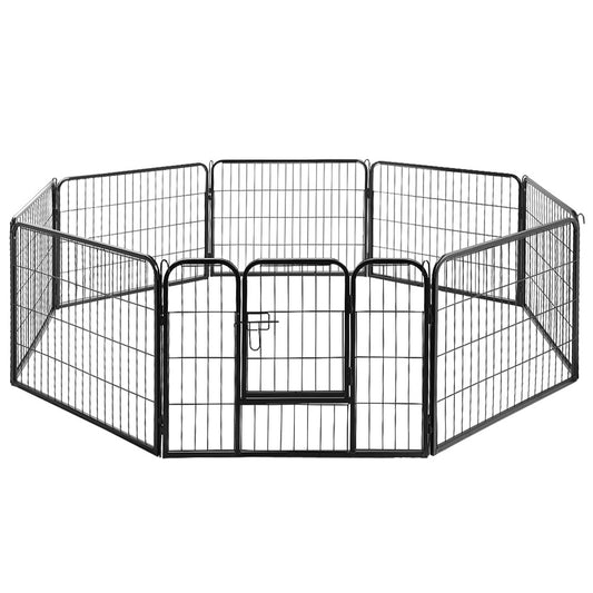 i.Pet 24" 8 Panel Dog Playpen Fence Exercise Pen Cage Enclosure