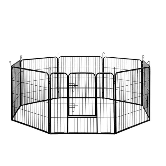 i.Pet 32" 8 Panel Dog Playpen Exercise Fence Enclosure Cage