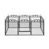 i.Pet Pet Dog Playpen Heavy-Duty Enclosure Multi-Configuration Indoor Outdoor Black