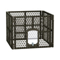 i.Pet Dog Playpen 4 Panel Plastic Pet Fence Enclosure Play Pen