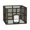 i.Pet Dog Playpen 4 Panel Plastic Pet Fence Enclosure Play Pen