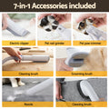 i.Pet Pet Grooming Kit Vacuum Dog Cat Hair Dryer Clipper Brushes