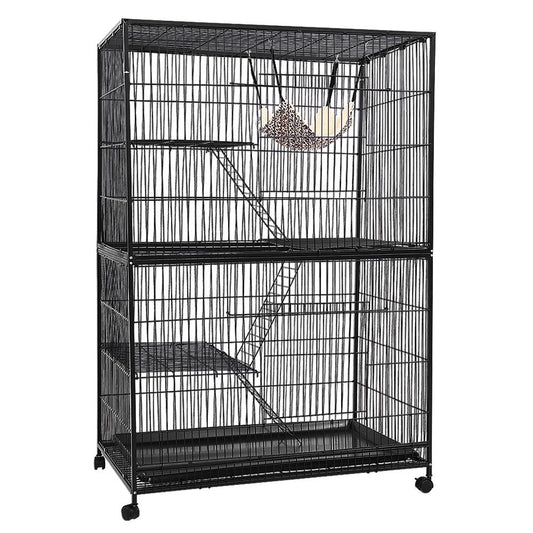 i.Pet Rabbit Cage 142cm 4 Level Hutch Guinea Pig Ferret
