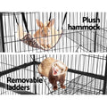 i.Pet Rabbit Cage Indoor Hutch Guinea Pig Bird Ferret Cat Hamster 142cm 4 Level