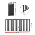 i.Pet Dog Gate Playpen Enclosure 3 Panels Pet Door Fence Wooden Play Pen Stair