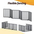 i.Pet 6 Panel Wooden Dog Playpen Pet Fence Enclosure