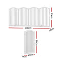 i.Pet Dog Playpen 4 Panel Wooden Pet Fence Enclosure