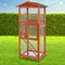 i.Pet Large Bird Cage 168cm Wooden Aviary Parrot Carrier XL