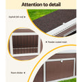 i.Pet Rabbit Hutch 124cm Chicken Coop Large Wooden Outdoor Run Cage