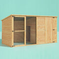 i.Pet Wooden Dog Kennel Extra Large 2.28M Outdoor House Bed