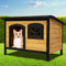 i.Pet Dog Kennel Extra Large Wooden Outdoor Indoor Puppy Pet House Cabin Crate