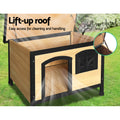 i.Pet Dog Kennel Large Wooden Outdoor Indoor Waterproof House