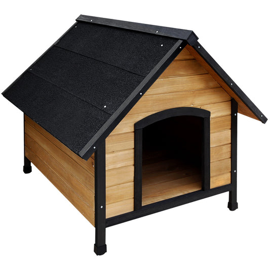 i.Pet Dog Kennel XL Wooden Outdoor House Waterproof Pet Puppy Cabin