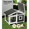 i.Pet Dog Kennel House Large Wooden Outdoor Indoor Puppy Cabin