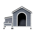 i.Pet Large Wooden Dog Kennel House Indoor Outdoor Puppy Cabin