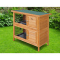 i.Pet Rabbit Hutch Chicken Coop 91.5cm x 45cm x 82cm Chicken Coop Large Wooden House Run Cage