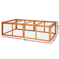 i.Pet Chicken Coop Rabbit Hutch 180cm Wooden XL Hen House Run Cage