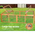 i.Pet Chicken Coop Rabbit Hutch 180cm Wooden XL Hen House Run Cage