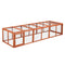 i.Pet Wooden Chicken Coop Rabbit Hutch Large Outdoor Cage Brown