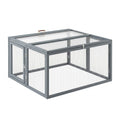 i.Pet Chicken Coop Large Portable Wooden Rabbit Run Cage Hutch Outdoor Folding Hen House 110cm