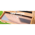 i.Pet Chicken Coop Rabbit Hutch 138cm Wooden Cage Run