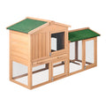 i.Pet Chicken Coop Rabbit Hutch 138cm Wooden Cage Run
