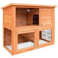 i.Pet Chicken Coop Rabbit Hutch 88x40x76cm Wooden Cage