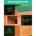 i.Pet Chicken Coop Rabbit Hutch 88x40x76cm Wooden Cage