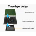 i.Pet Pet Training Pad Large Dog Potty Toilet Grass Mat Portable Tray