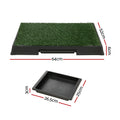 i.Pet Dog Training Pad Large Portable Grass With Tray 2 Mats