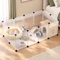 i.Pet Pet Dog Playpen 20 Panels with Baseboard DIY Enclosure Small Animal Rabbit Pen 125CM