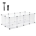 i.Pet Pet Dog Playpen 20 Panels with Baseboard DIY Enclosure Small Animal Rabbit Pen