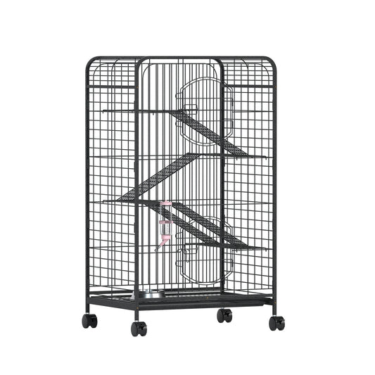 i.Pet 110cm 4 Level Rabbit Cage Indoor Hutch Guinea Pig Bird Ferret