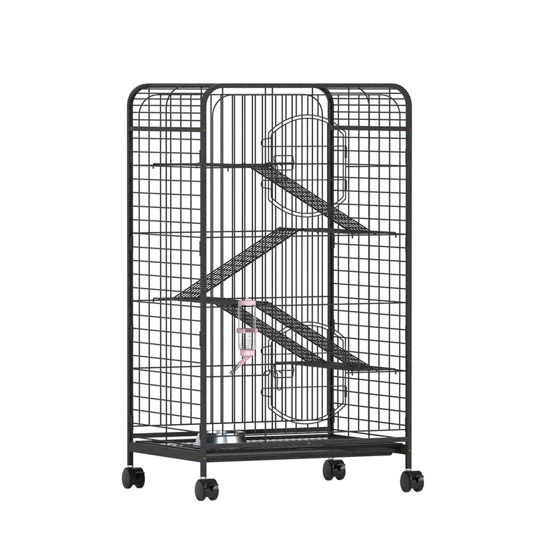 i.Pet 110cm 4 Level Rabbit Cage Indoor Hutch Guinea Pig Bird Ferret