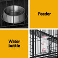 i.Pet 110cm 4 Level Rabbit Cage Indoor Hutch Guinea Pig Bird Ferret