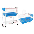 i.Pet Rabbit Cage 88cm Indoor Guinea Pig Hutch
