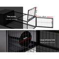 i.Pet Rabbit Cage 122x52cm Hutch Enclosure Metal Carrier