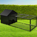 i.Pet Rabbit Cage Hutch 162x60cm Metal Enclosure