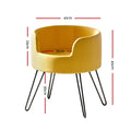i.Pet Dog Bed Cat Sofa Lounge Raised Couch Yellow Calming