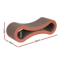 i.Pet Cat Scratching Board Cardboard Kitten Bed Catnip