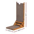 i.Pet Cat Scratching Board Cardboard Kitten Indoor Catnip Toy