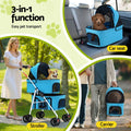 i.Pet 2-Tier Pet Stroller 25kg Capacity & 400pcs Training Pads Combo