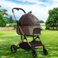 i.Pet Pet Stroller Large Dog Pram Cat Carrier Foldable 4 Wheels